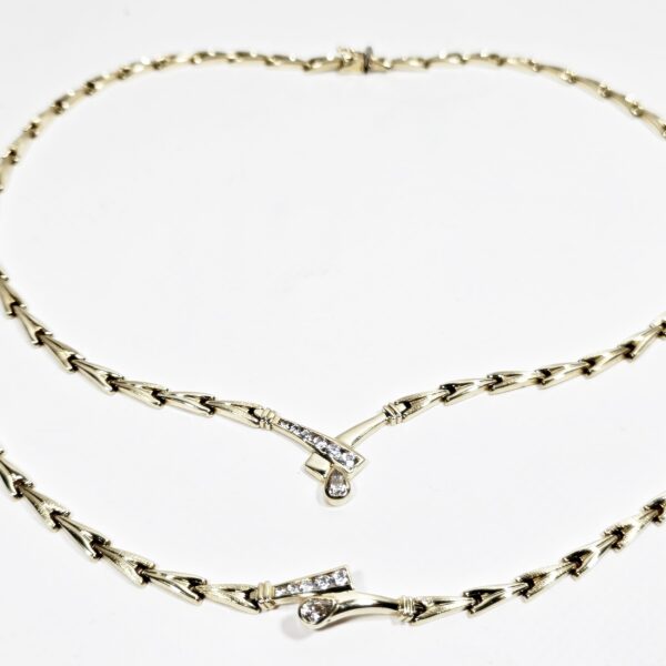 Złoty zestaw, naszyjnik bransoletka PR.585 25.36g