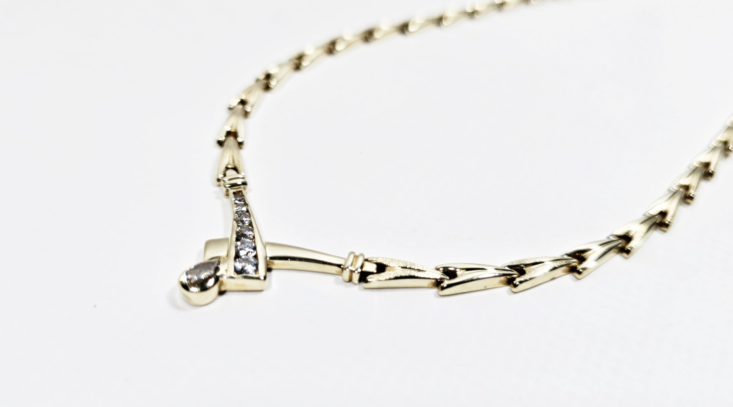 Złoty zestaw, naszyjnik bransoletka PR.585 25.36g