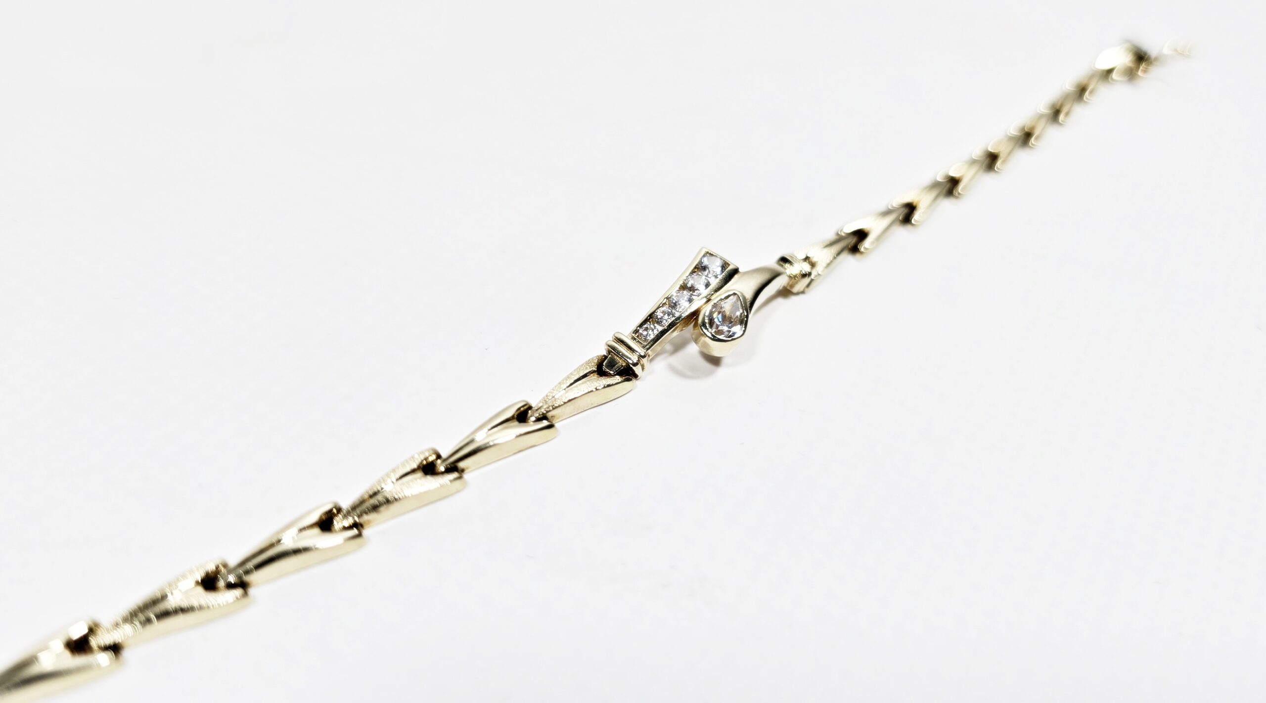 Złoty zestaw, naszyjnik bransoletka PR.585 25.36g