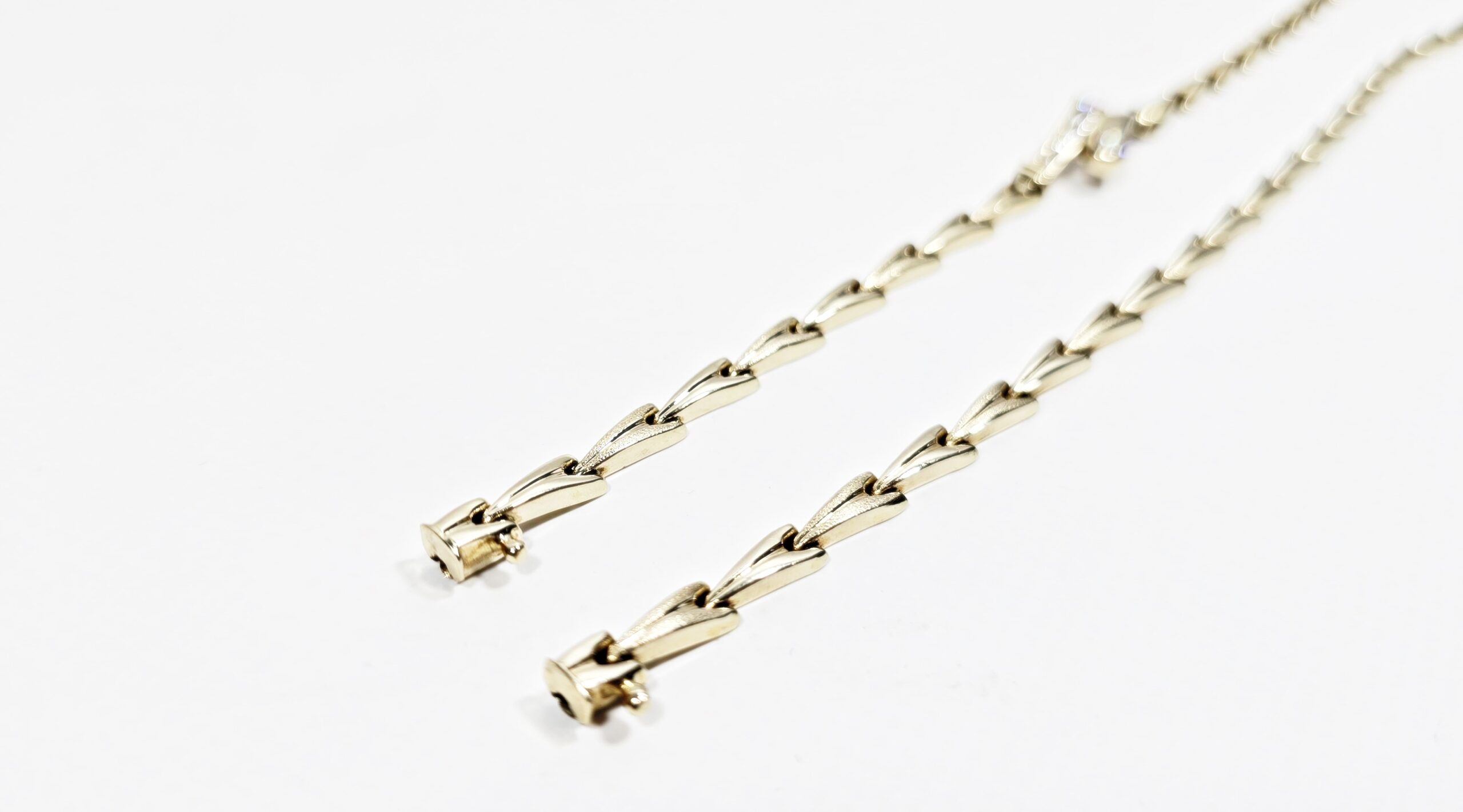 Złoty zestaw, naszyjnik bransoletka PR.585 25.36g