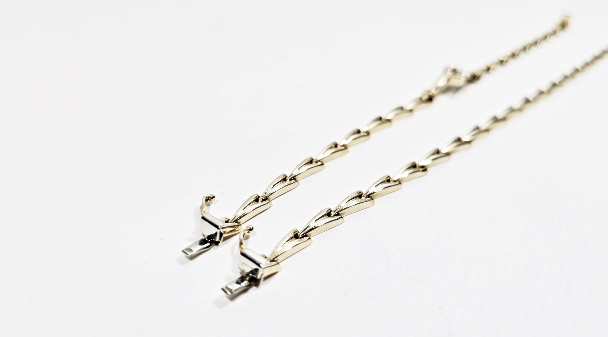 Złoty zestaw, naszyjnik bransoletka PR.585 25.36g