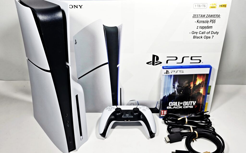 Konsola Sony PlayStation 5 Slim E-chassis 1TB Gra black ops 7 K&B Handel