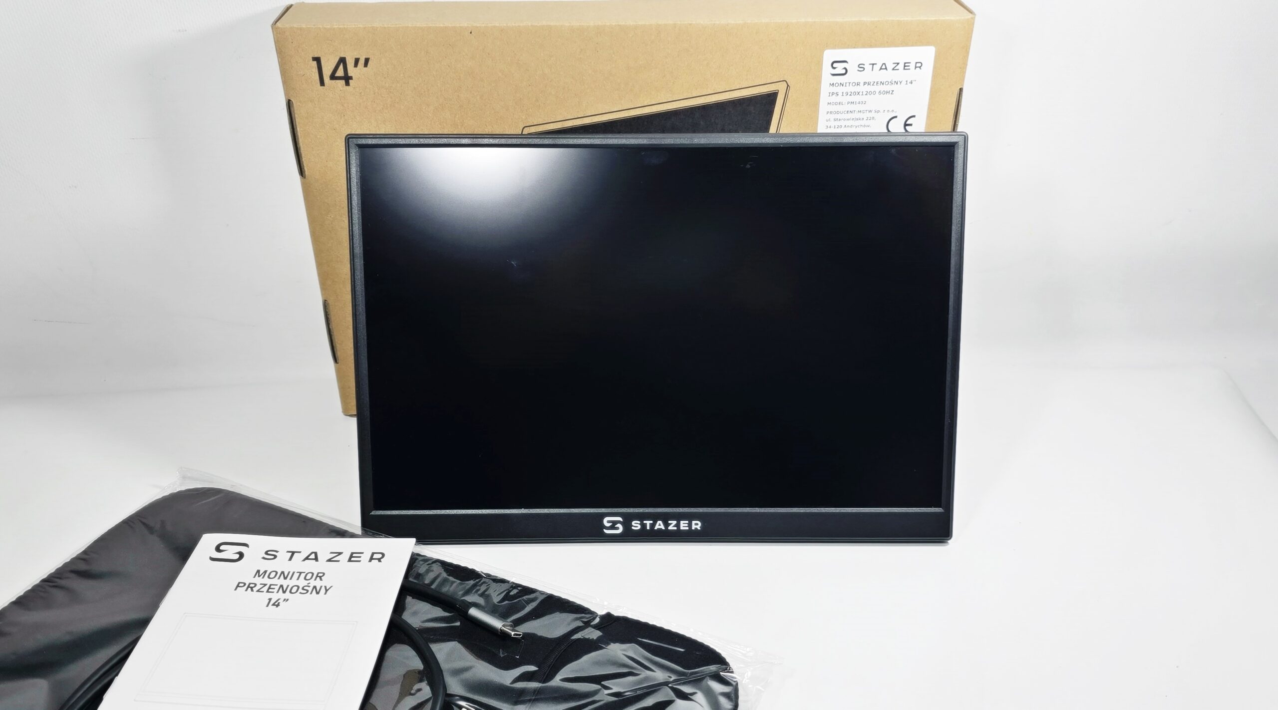 PRZENOŚNY MONITOR STAZER PM1561